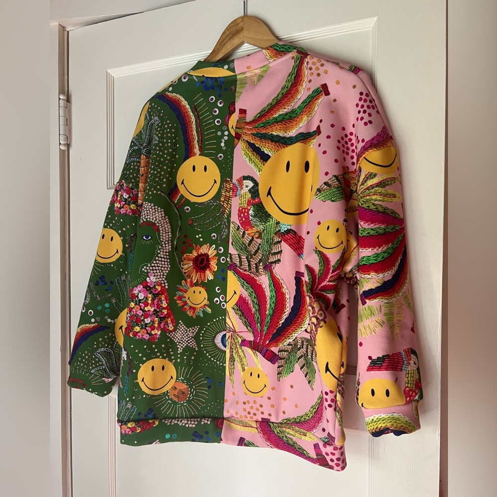 FARM Rio Multicolor Smiley Sweatshirt - Picture 6 of 11